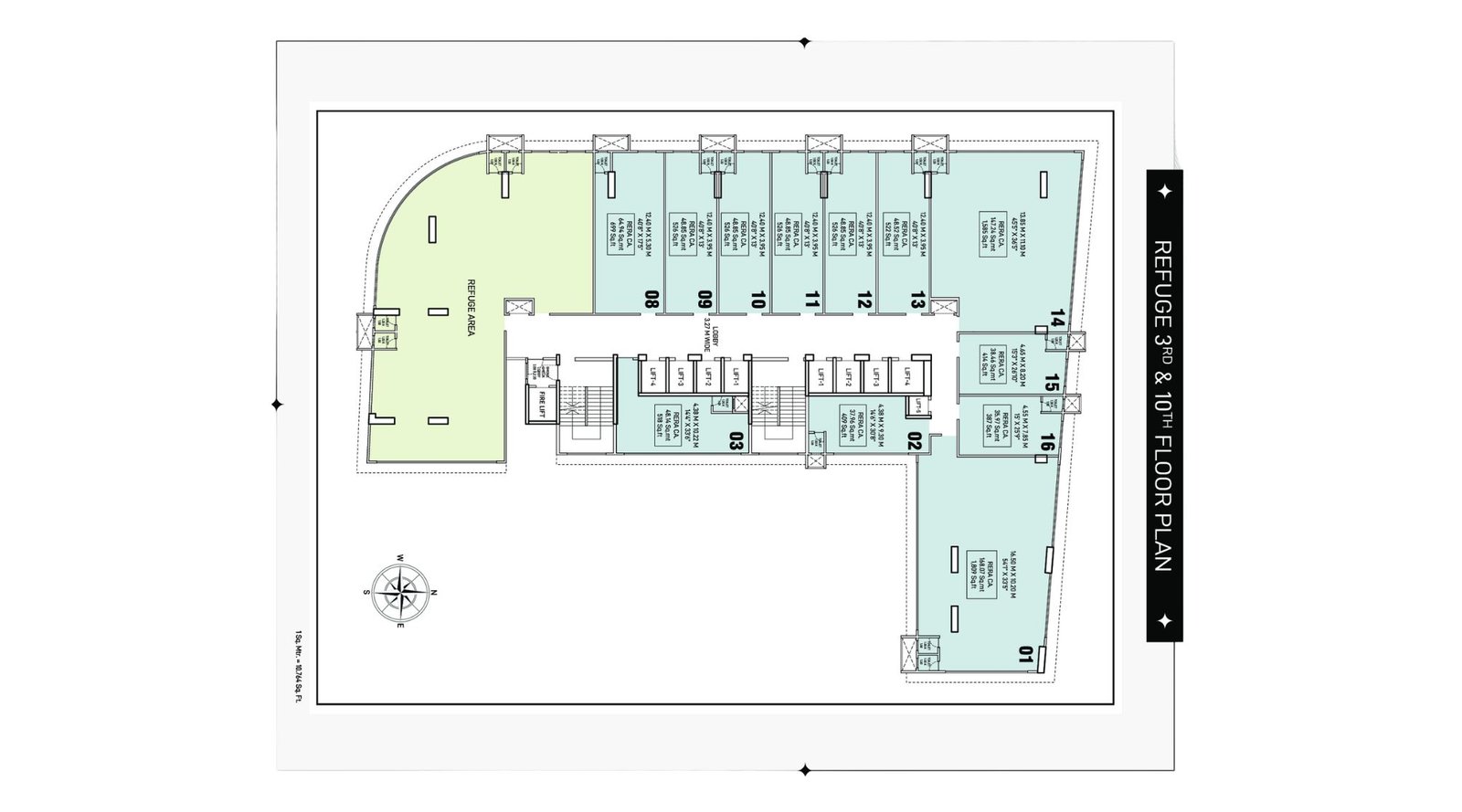 Labdhi-Codename-BKC-South-Refuge-Floor-Plan-3rd- & 10th-floor